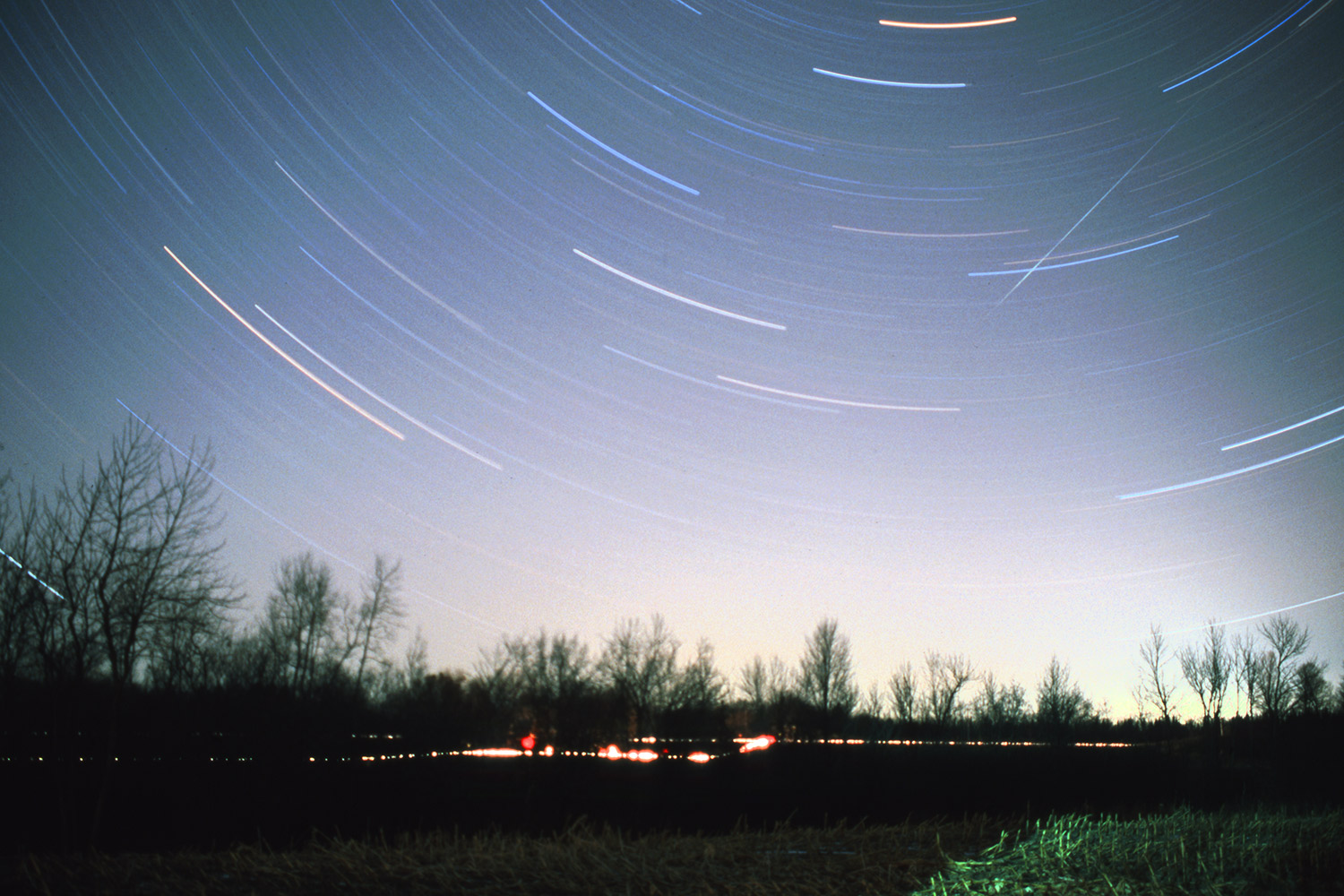 Star Trail Night Photography In Central Wisconsin