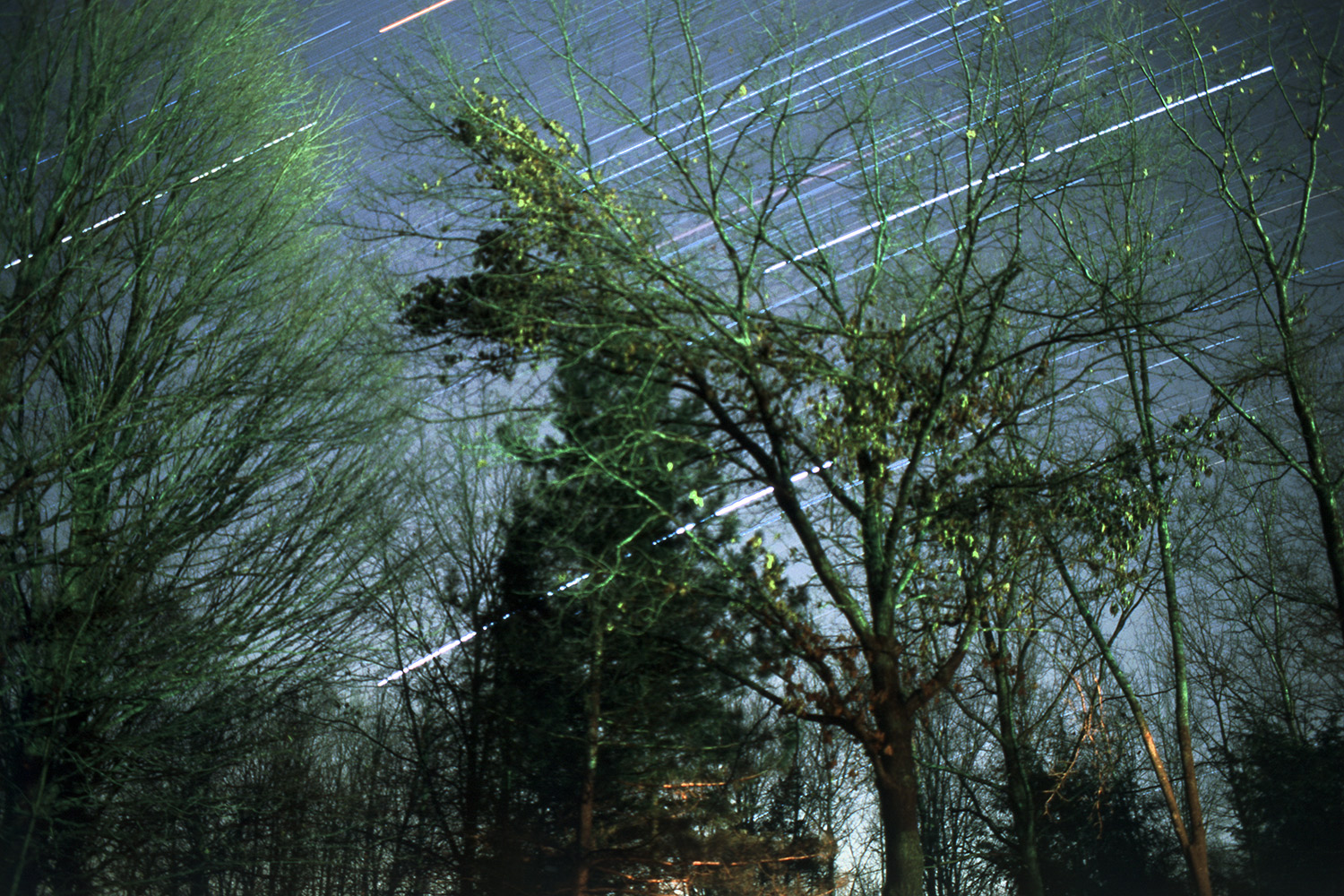 Star Trail Night Photography In Central Wisconsin