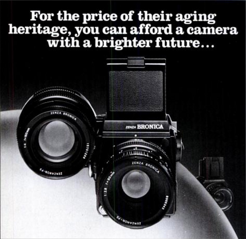 Bronica SQ Ad - 1989