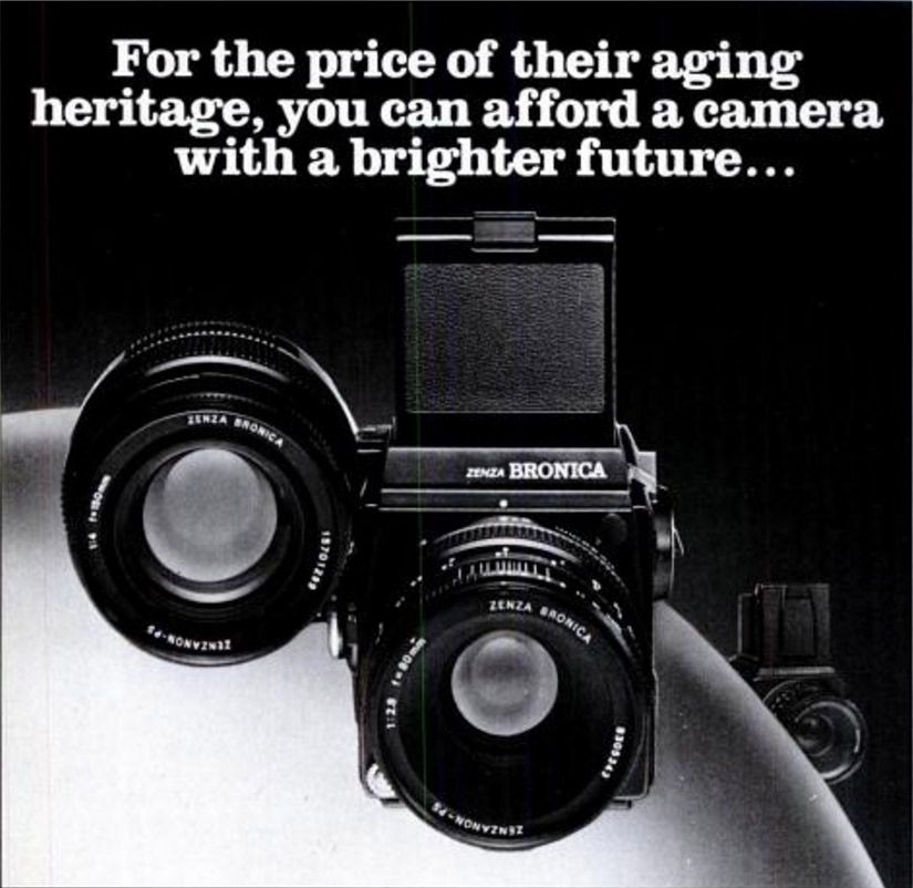 Bronica SQ Ad - 1989