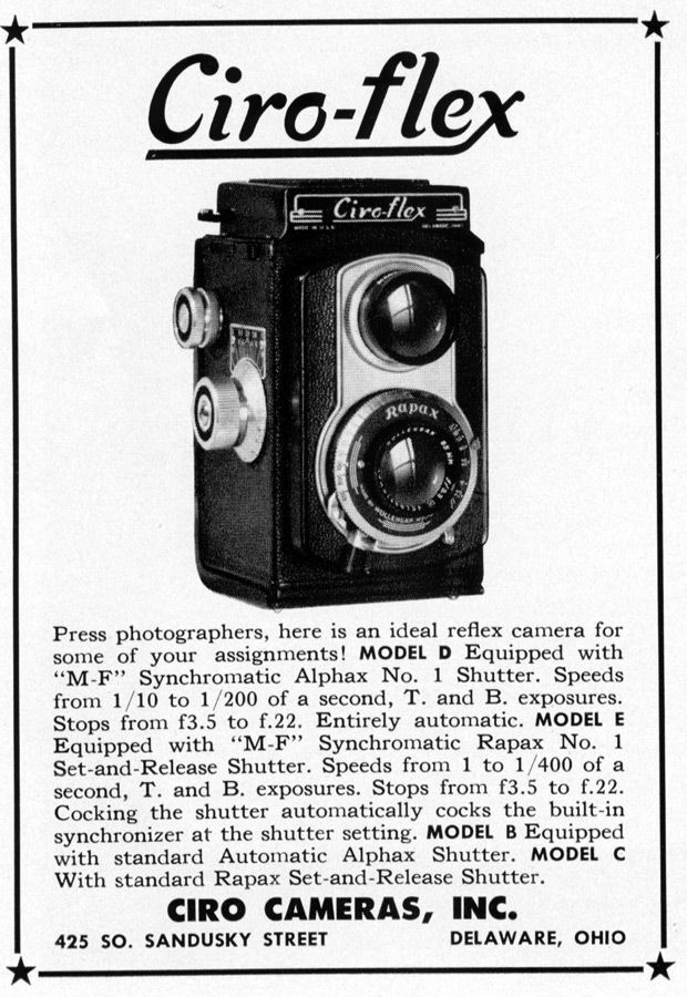 Ciro-flex Camera Advertisement