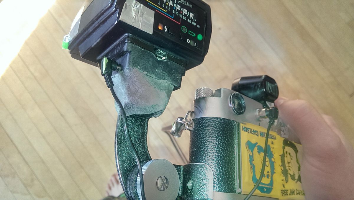 Flash Bracket Repaired