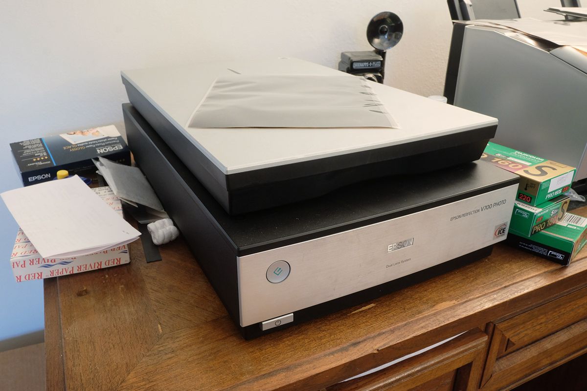My Epson v700 with an 8x10 Negative