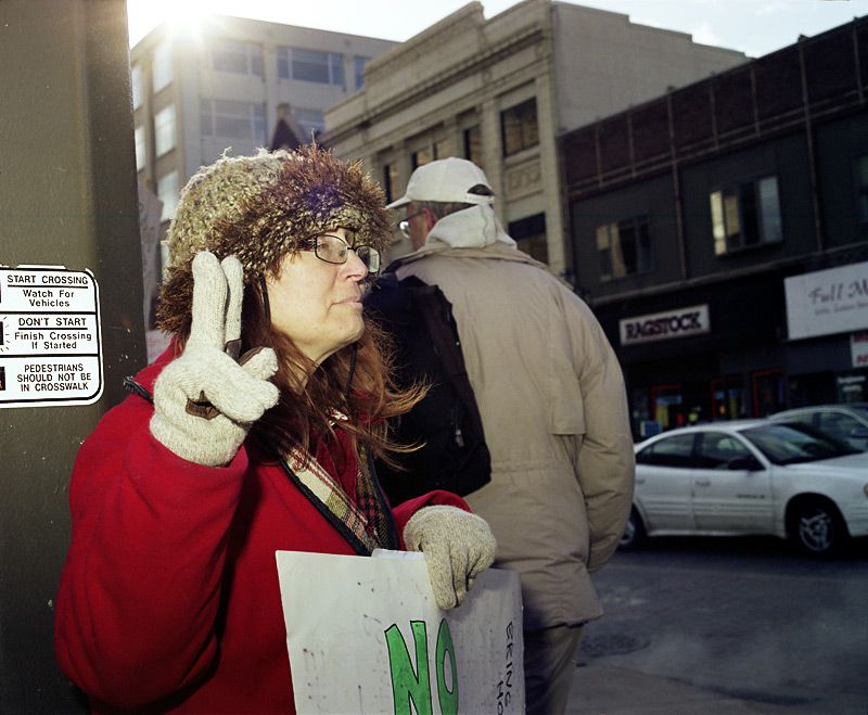 Street Photograph taken with a Mamiya RB67