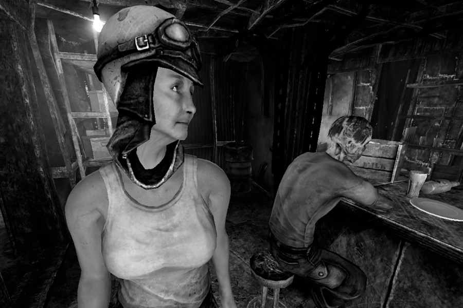 Fallout 3: Typical day in Moriarty’s Saloon