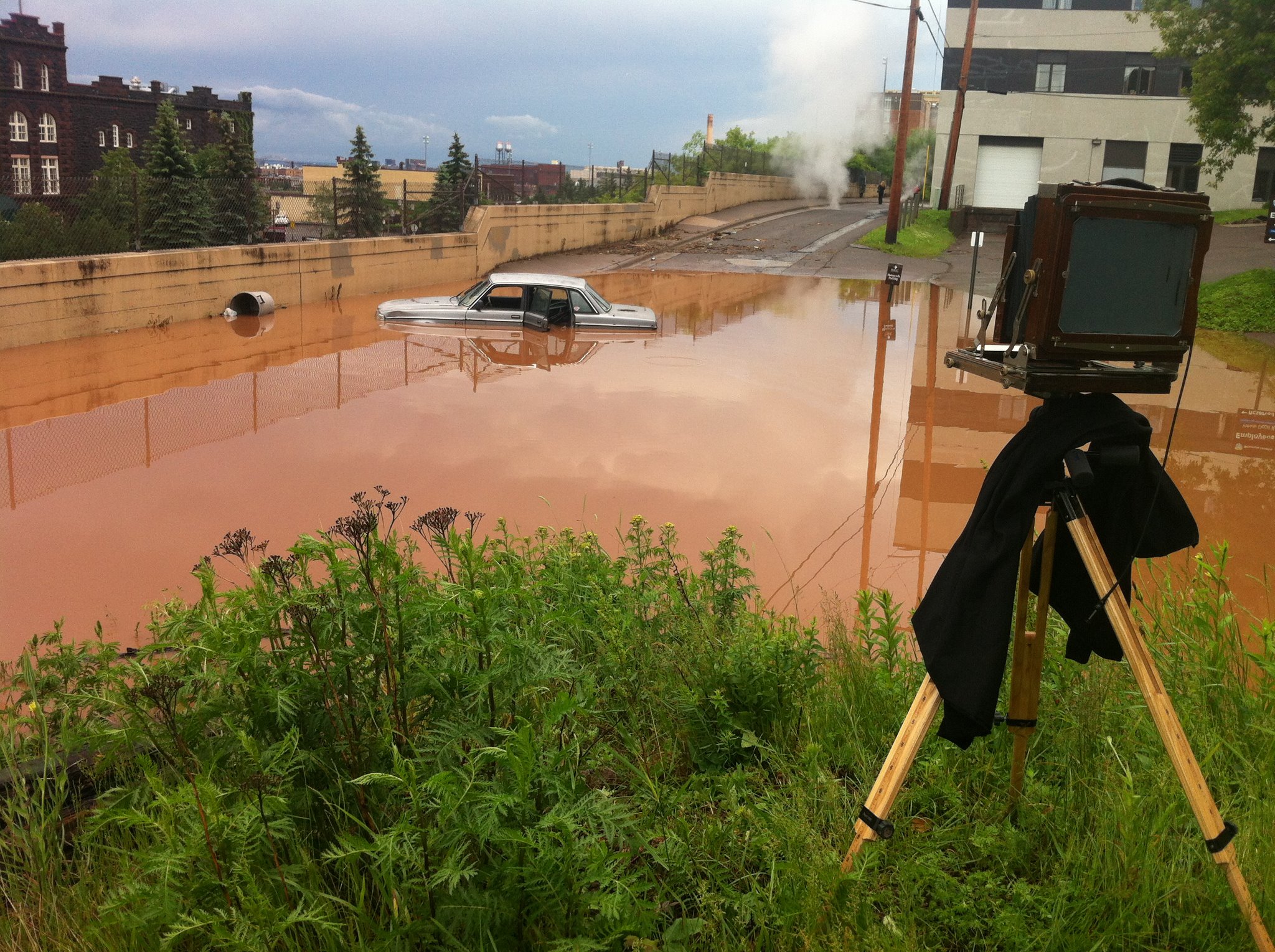 Duluthpocalyse: Swamped Volvo