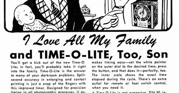 TIME-O-LITE - 1947 Advertisment