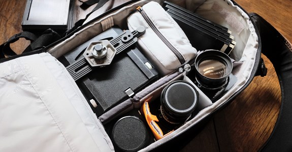 Packing a Wista VX into a Lowepro Flipside 400 AW II