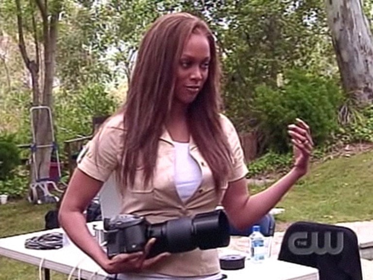 Tyra Banks With Digital Hasselblad
