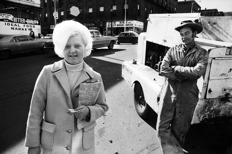 Blonde and Bystander, Duluth, 1968