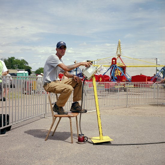 Carnival Ride Operator, Birnamwood, Wisconsin, June 2010