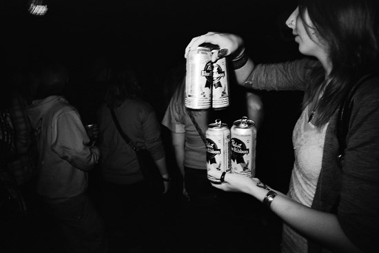 One Girl, Four PBRs, August 2011