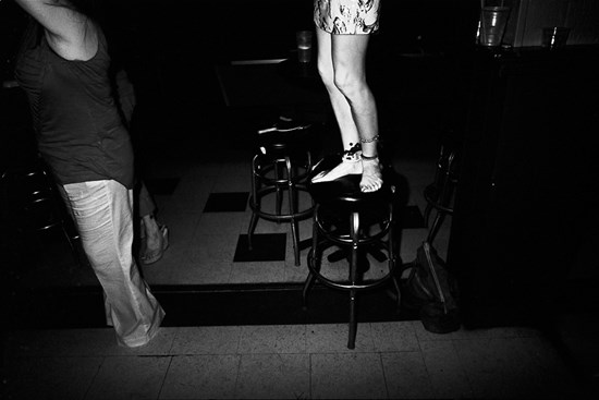 A Woman On A Bar Stool, August 2011