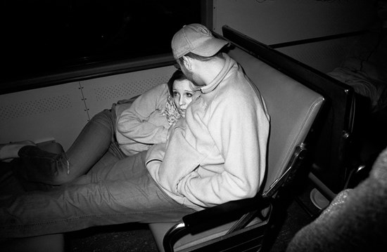 Cuddle On A Train, May 2011