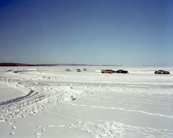 Ice Racing On Chequamegon Bay, Ashland, Wisconsin, March 2013