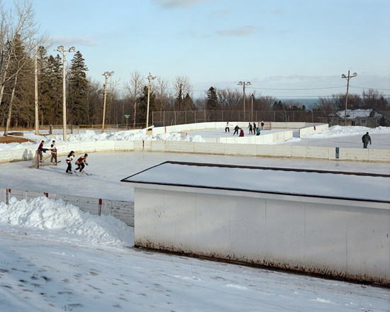 Hockey Rinks, Duluth, Minnesota, January 2012
