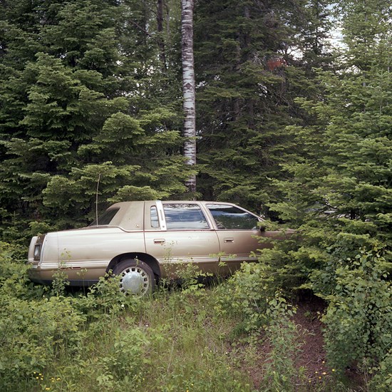 Cadillac In The Woods, Duluth, Minnesota, June 2017