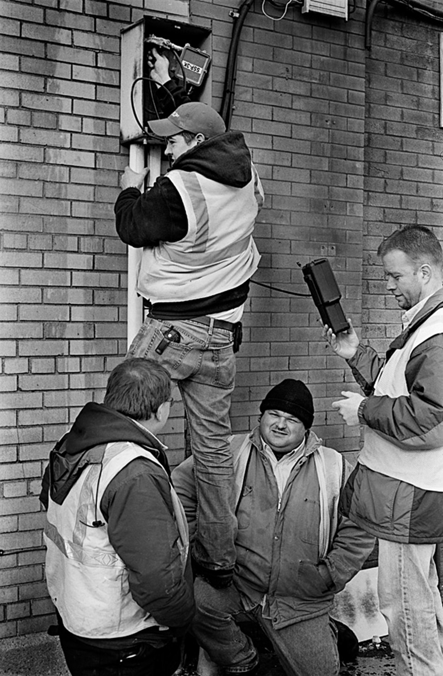 Human Step Ladder, Duluth, Minnesota, December 2007