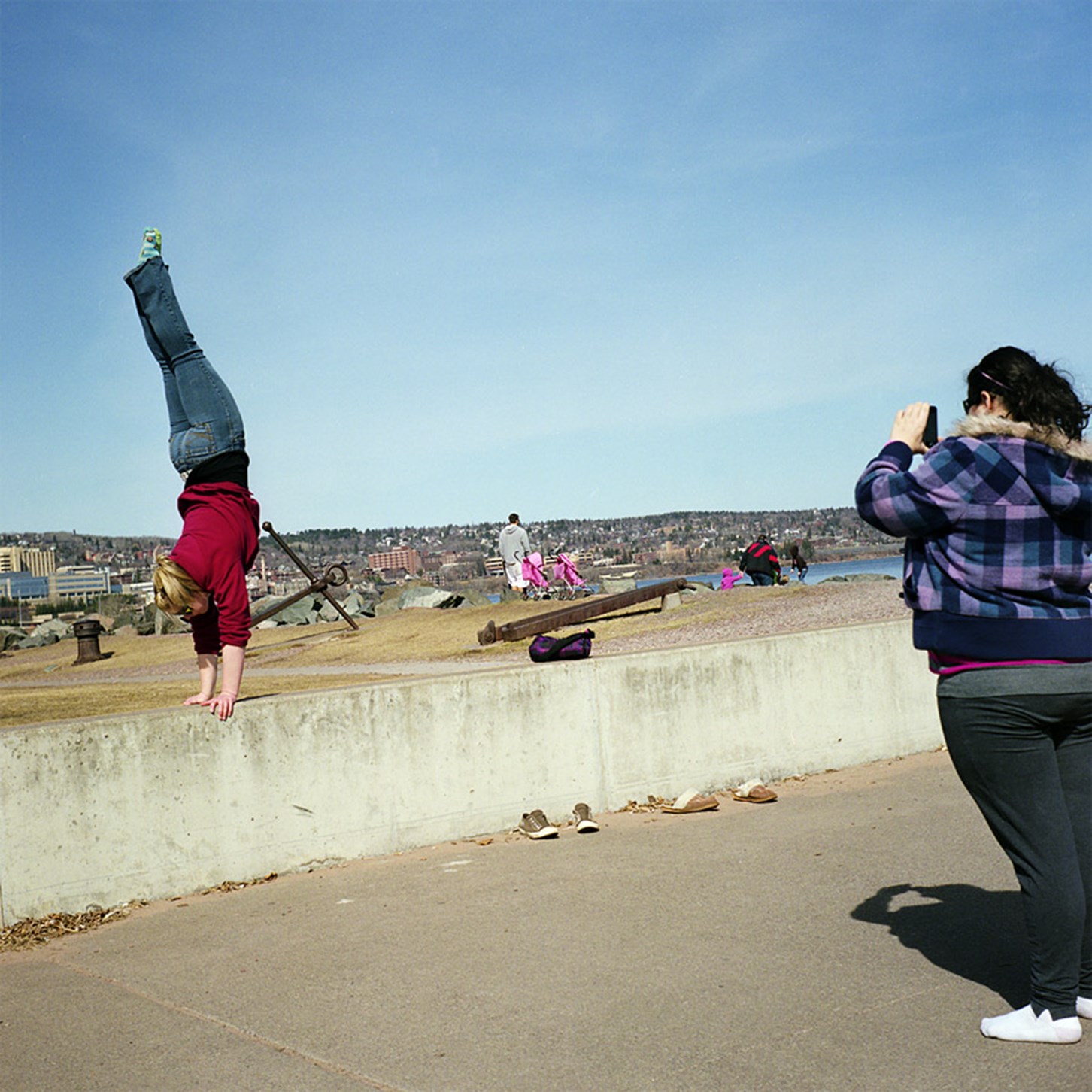 Handstand, Duluth, Minnesota, March 2010