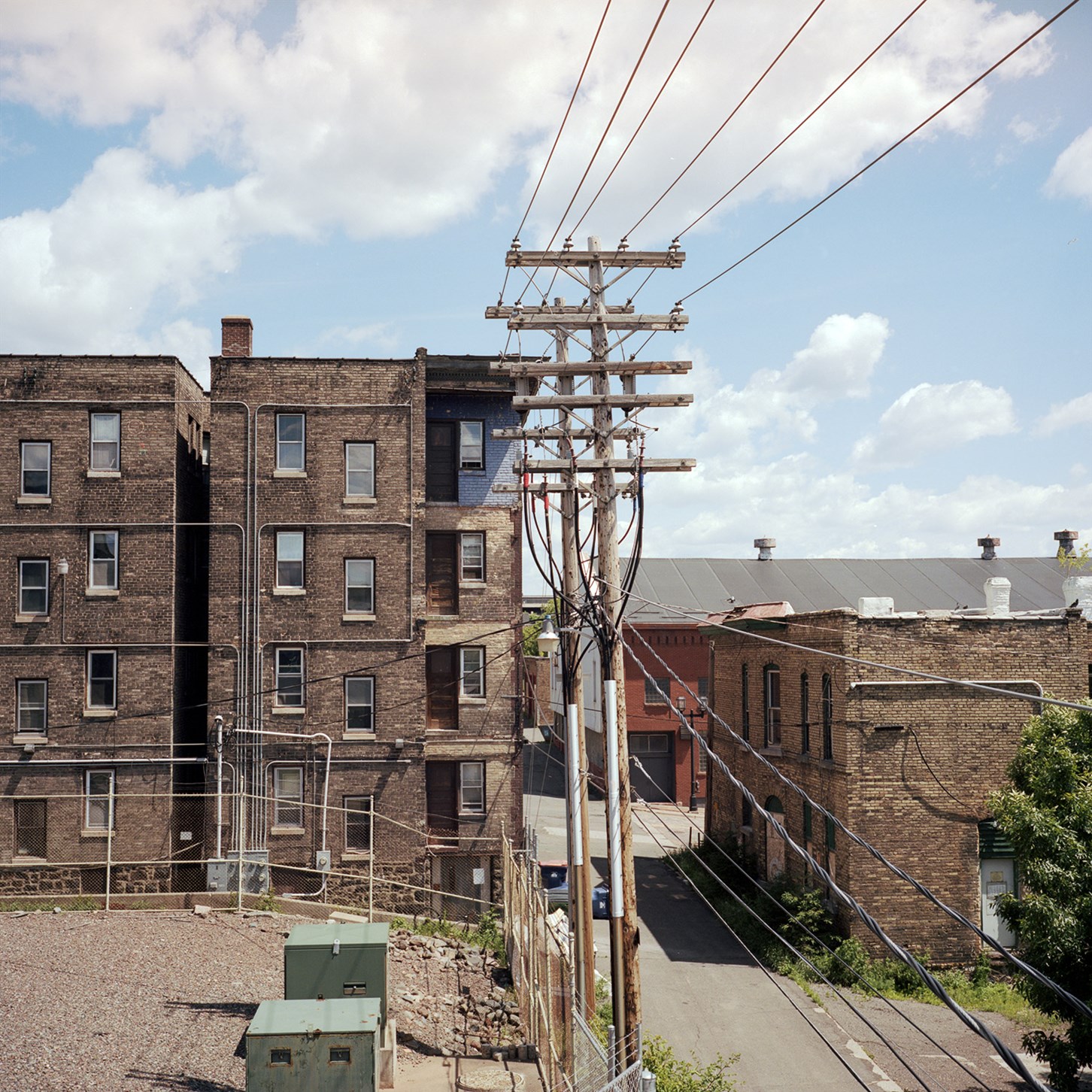 Back alley Duluth, Duluth, Minnesota, July 2017