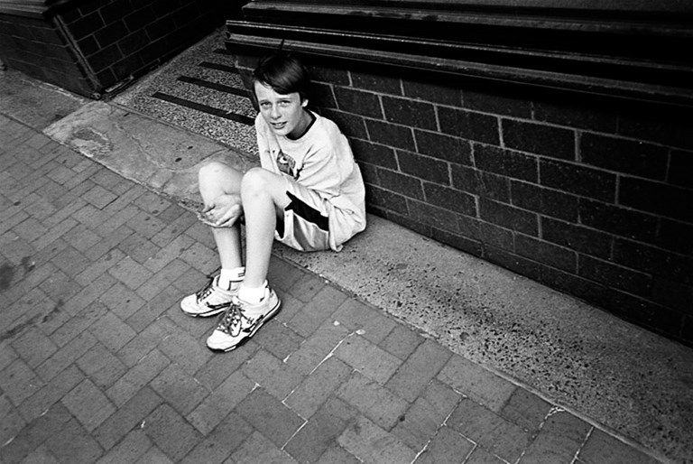 Faux Beggar Child, Duluth, Minnesota, June 2009