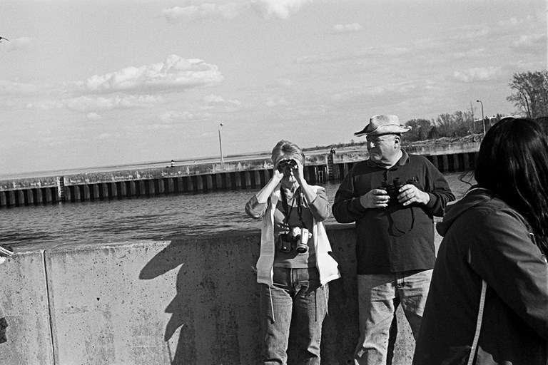 Woman With Binoculars, Duluth, Minnesota, May 2008