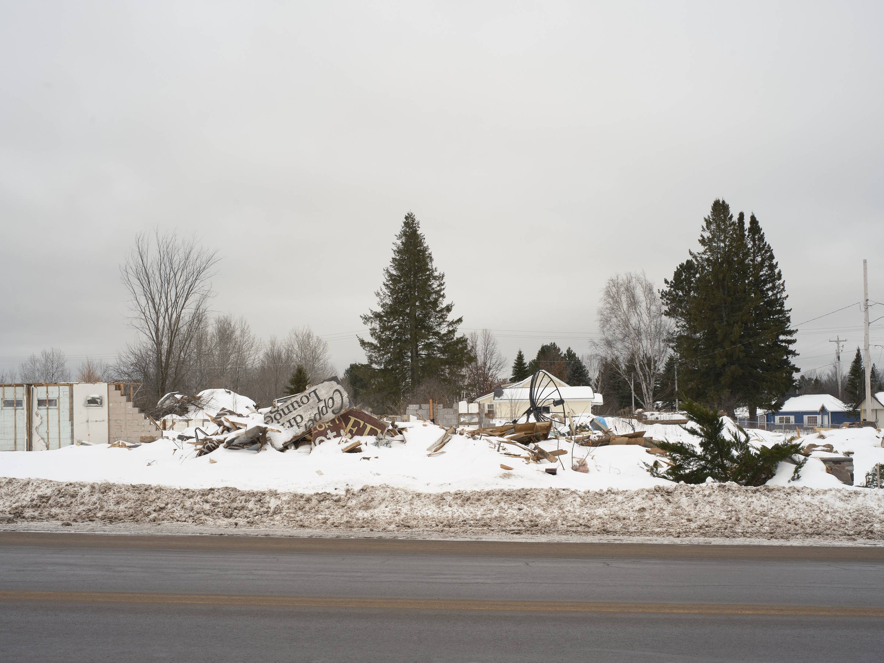 Copper Drift lounge, Bruce Crossing, Michigan, January 2025