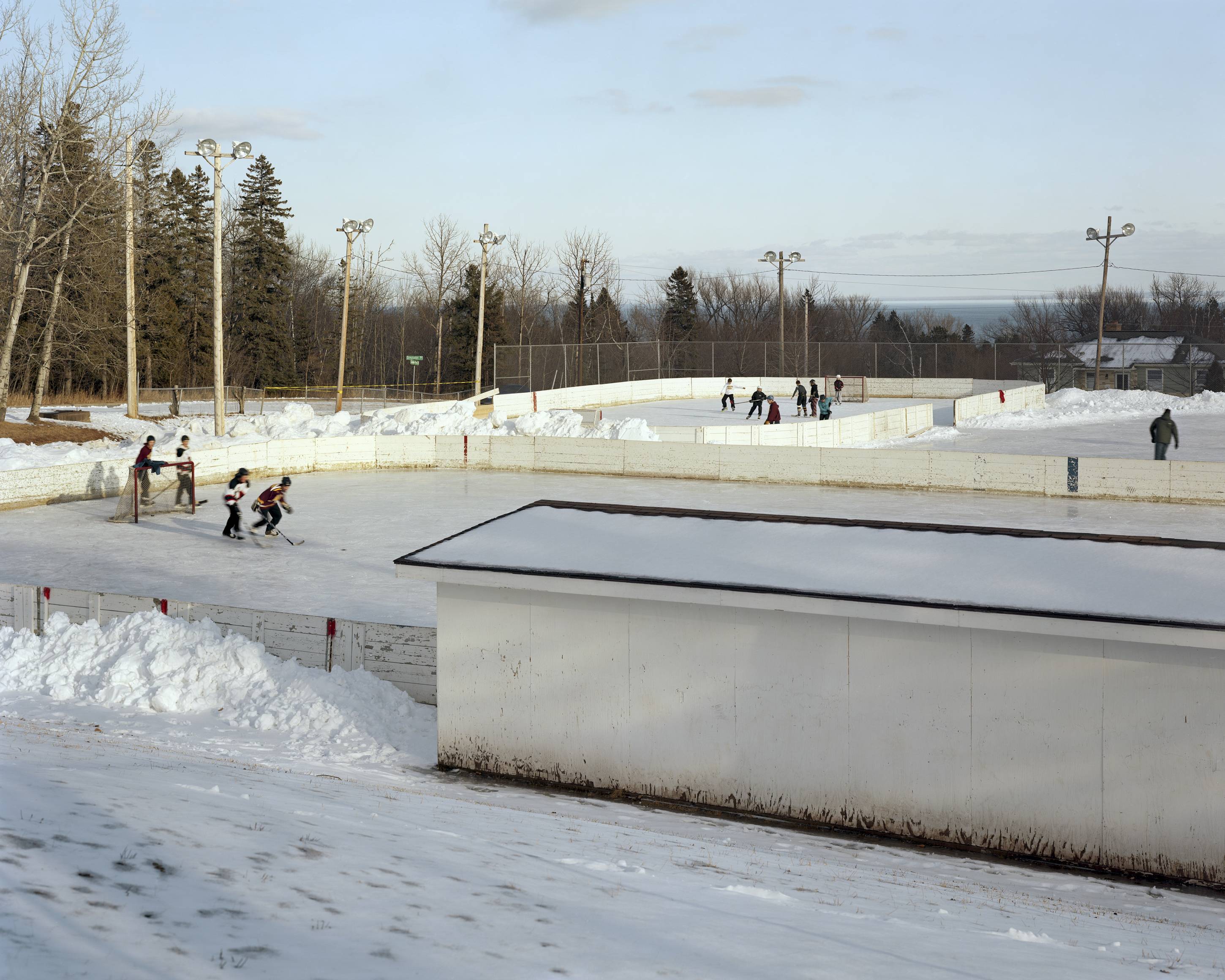 Hockey Rinks, Duluth, Minnesota, January 2012