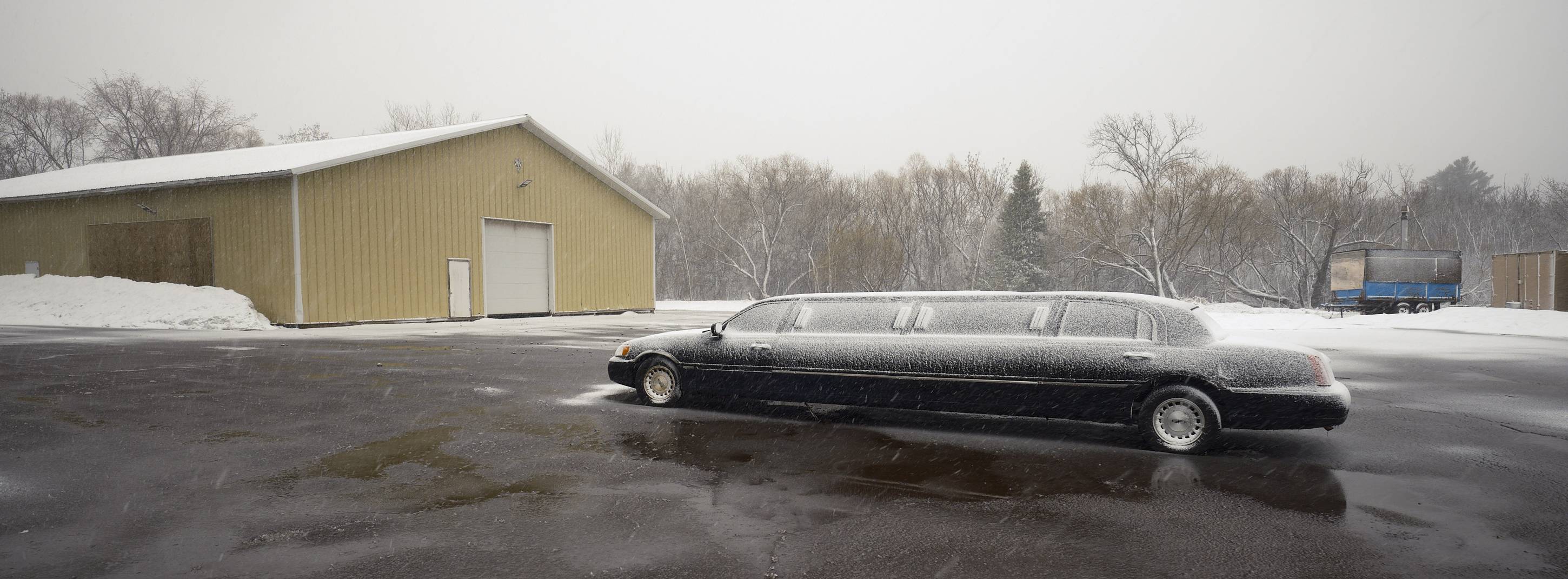 Stretched Limo, Hurley, Wisconsin, April 2023