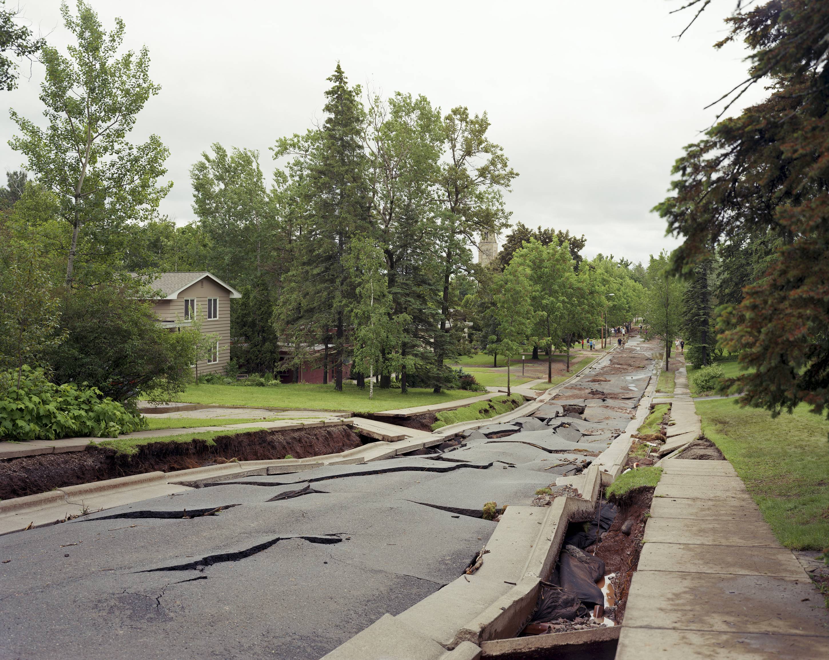The Collapse of Vermilion Road, Duluth, Minnesota, June 2012