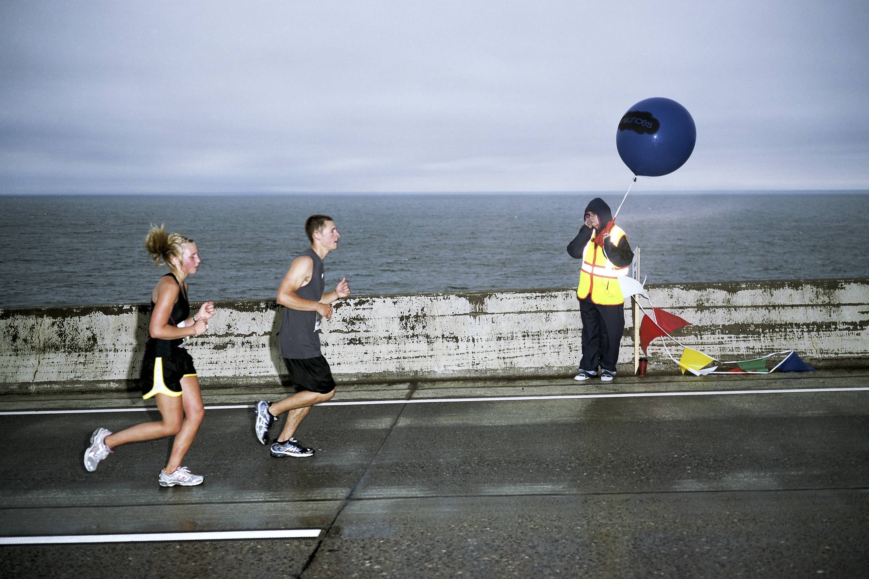 Two Runners and a Baloon, Duluth, Minnesota, June 2011