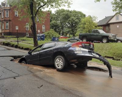 7th Ave Sinkhole, Duluth, Minnesota, June 2012