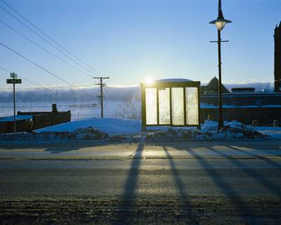Bus Stop, Duluth, Minnesota, December 2010