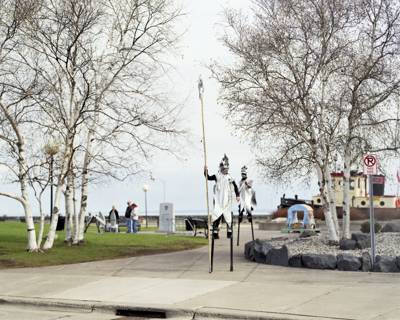 Stiltwalking Smelt, Duluth, Minnesota, April 2012