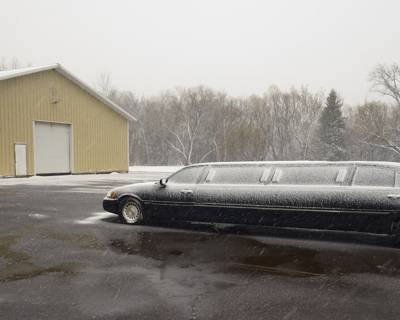 Stretched Limo, Hurley, Wisconsin, April 2023