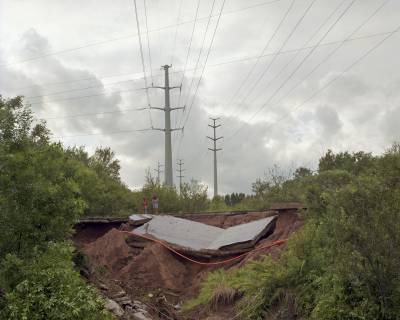 Westgate Blvd Collapse, Duluth, Minnesota, June 2012
